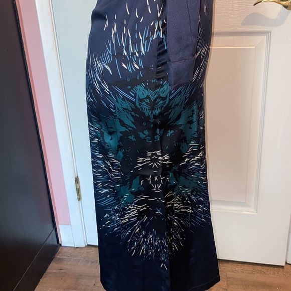 Allegra Hicks Blue Silk Dress - Picture 4 of 11